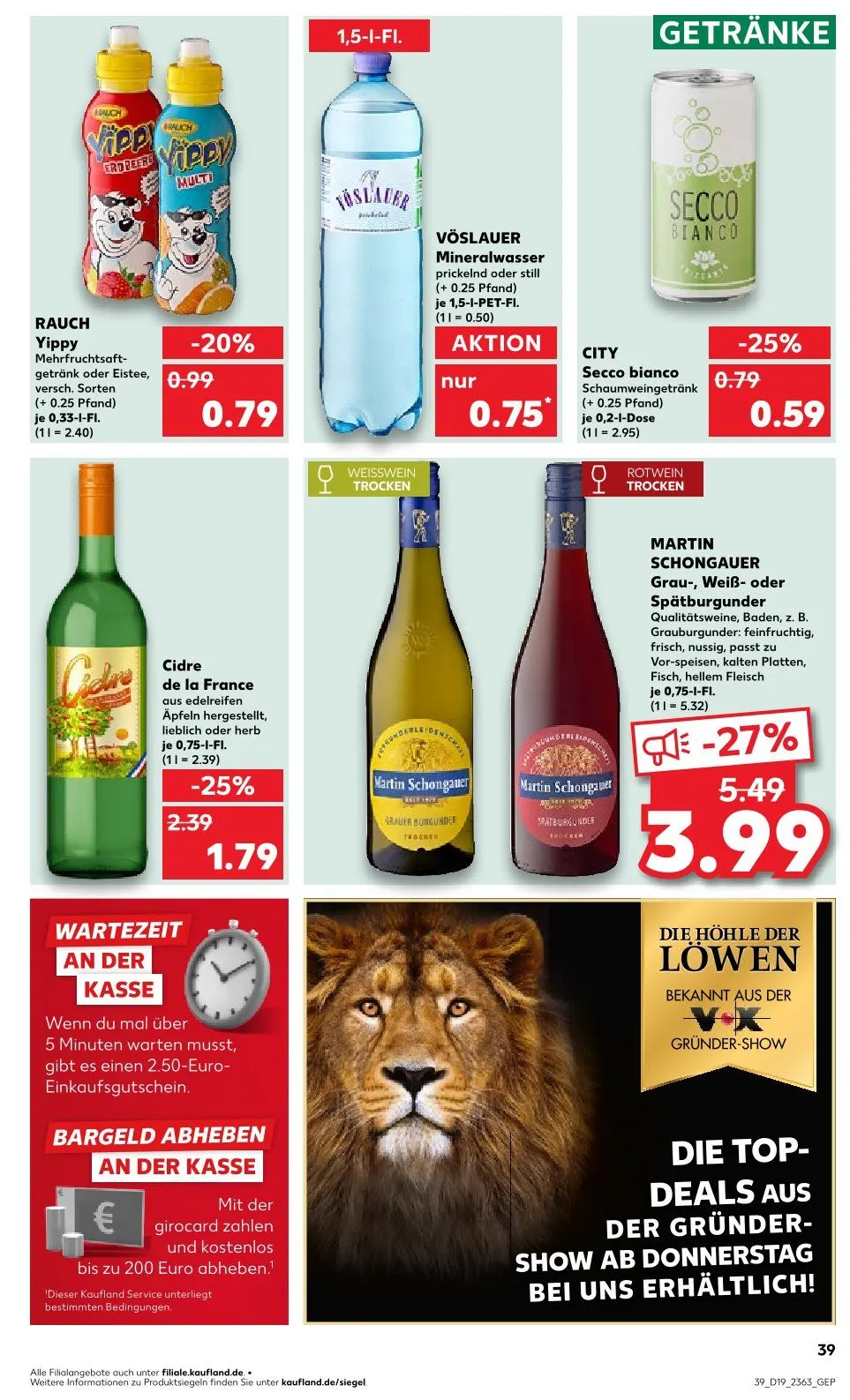 Kaufland Prospekt von 8. Mai bis 14. Mai 2025 - Prospekt seite 39