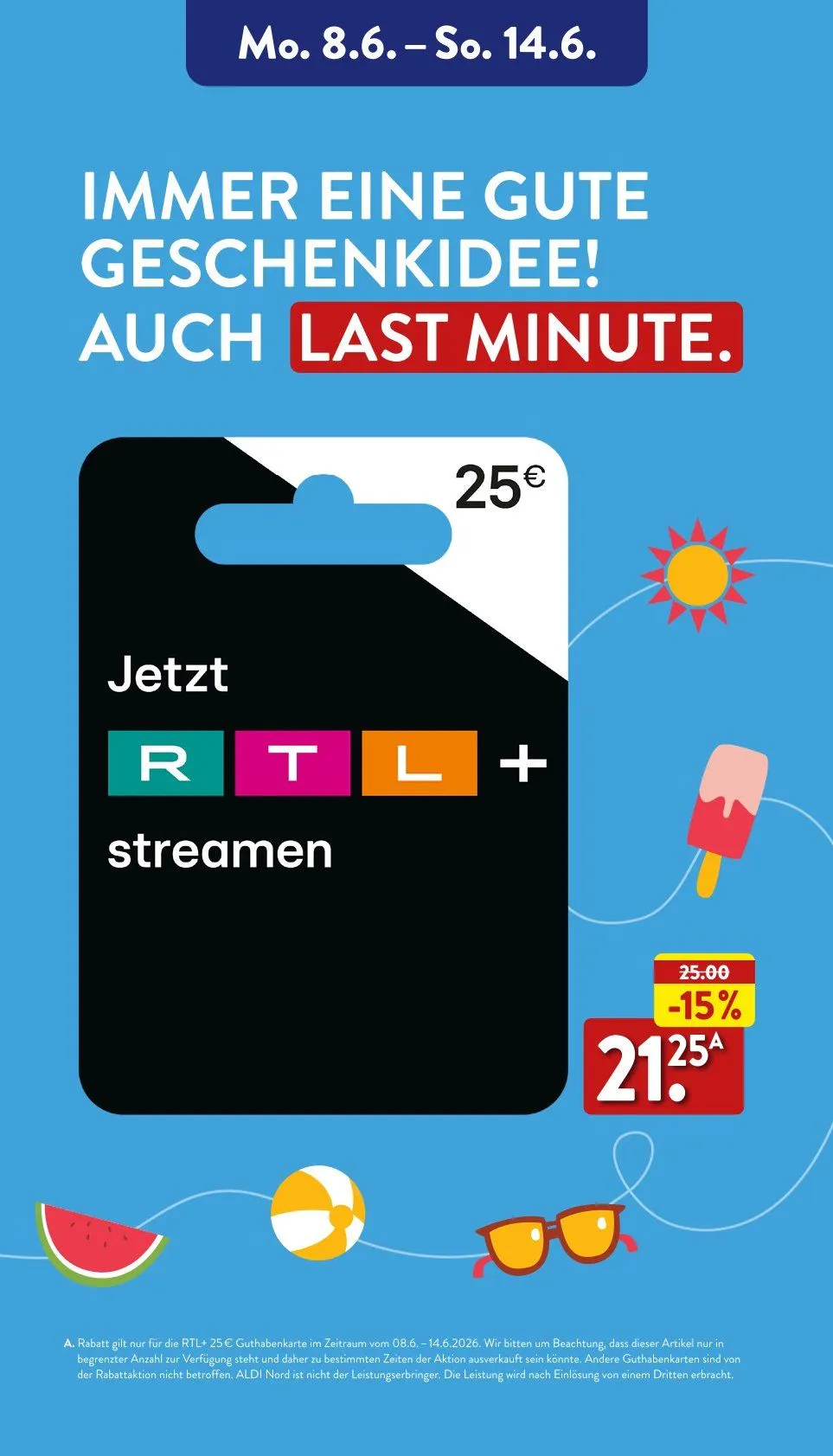 ALDI Nord Prospekte von 8. Juni bis 13. Juni 2026 - Prospekt seite 39