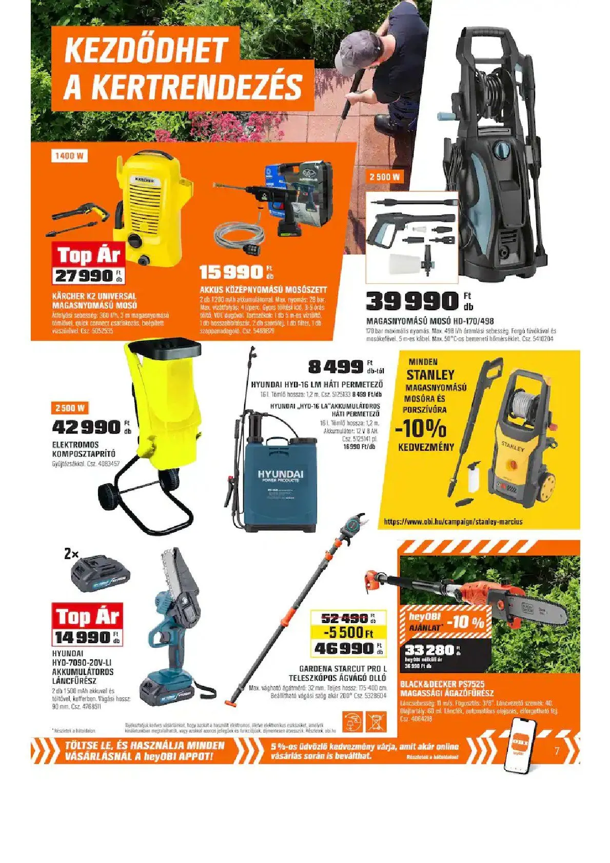 Katalógus OBI legfrissebb ajánlatai március 9.-tól március 29.-ig 2026. - Oldal 39