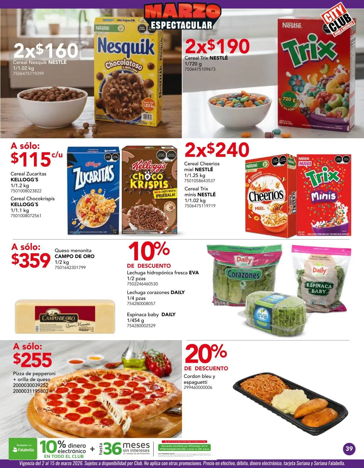 Catálogo de Ofertas City Club 2 de marzo al 31 de marzo 2026 - Pagina 39