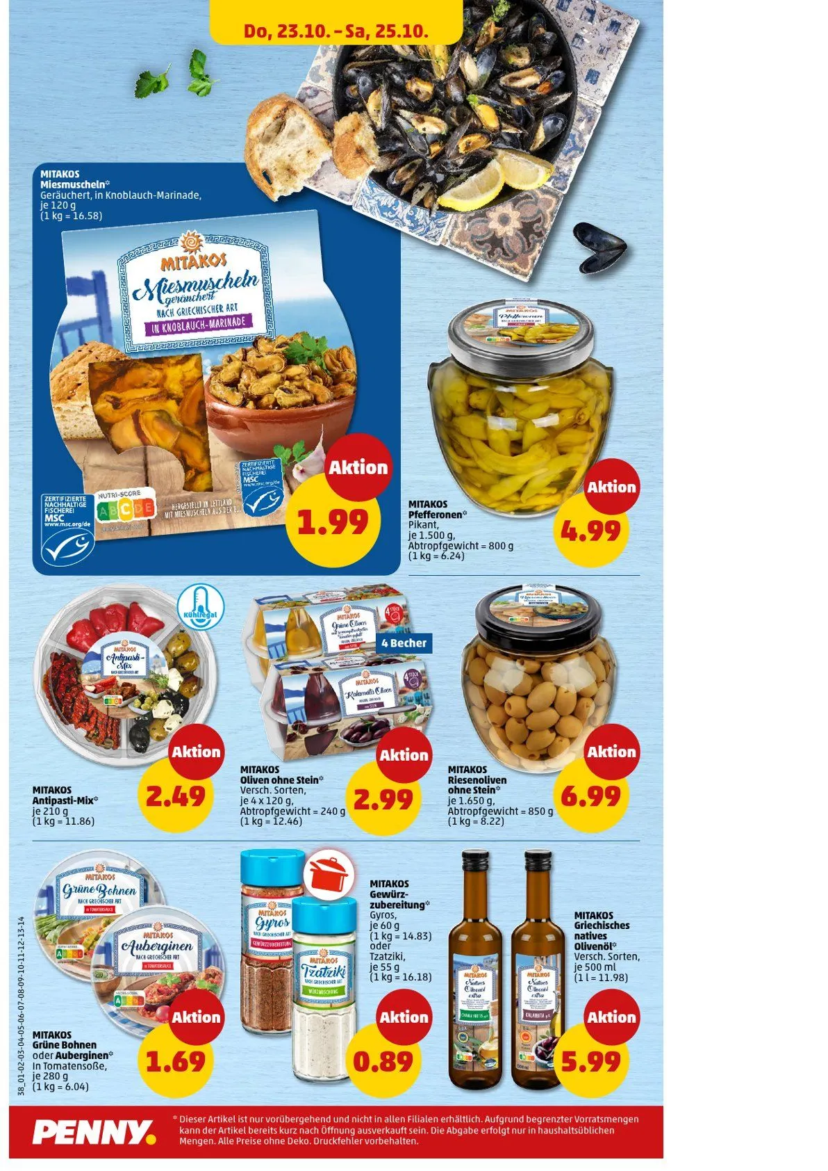 Penny Prospekte  von 20. Oktober bis 25. Oktober 2025 - Prospekt seite 38