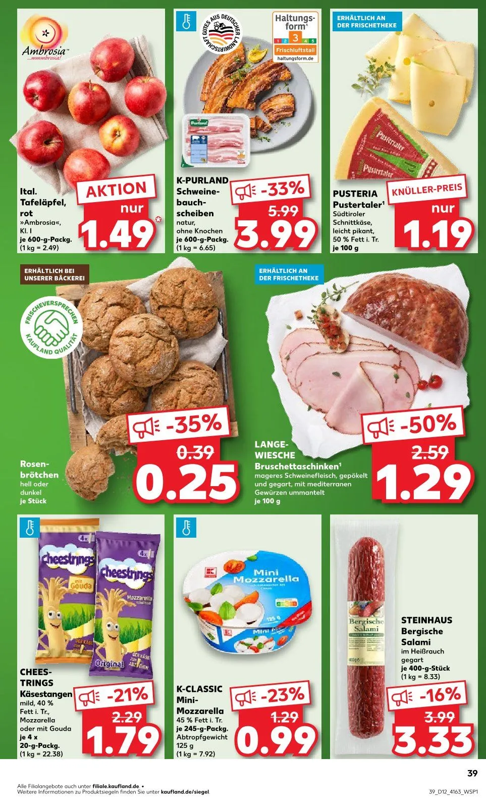 Kaufland Prospekt von 20. März bis 26. März 2025 - Prospekt seite 39