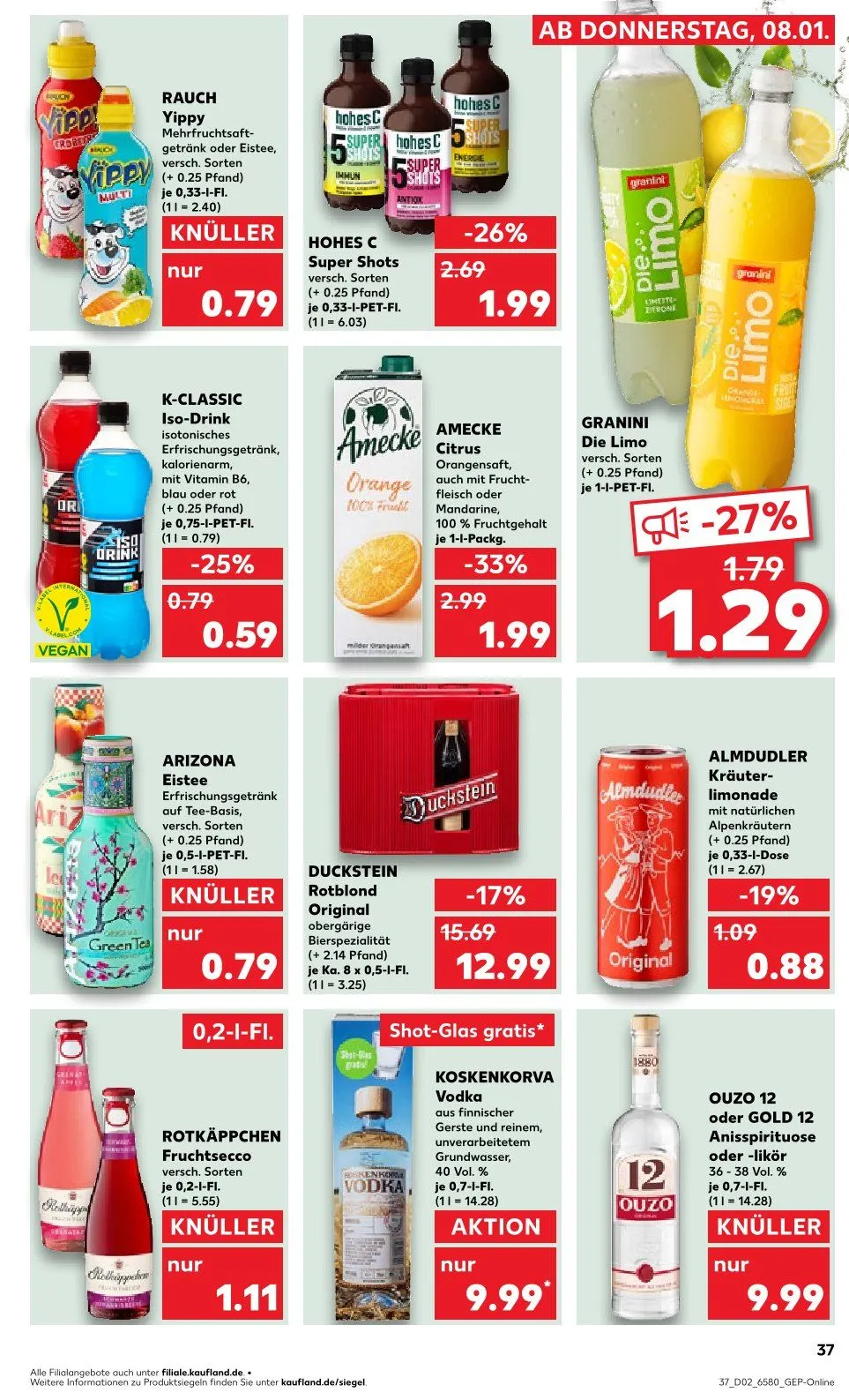 Kaufland Duitsland prospeckt van 8 januari tot 14 januari 2026 - Folder pagina 39