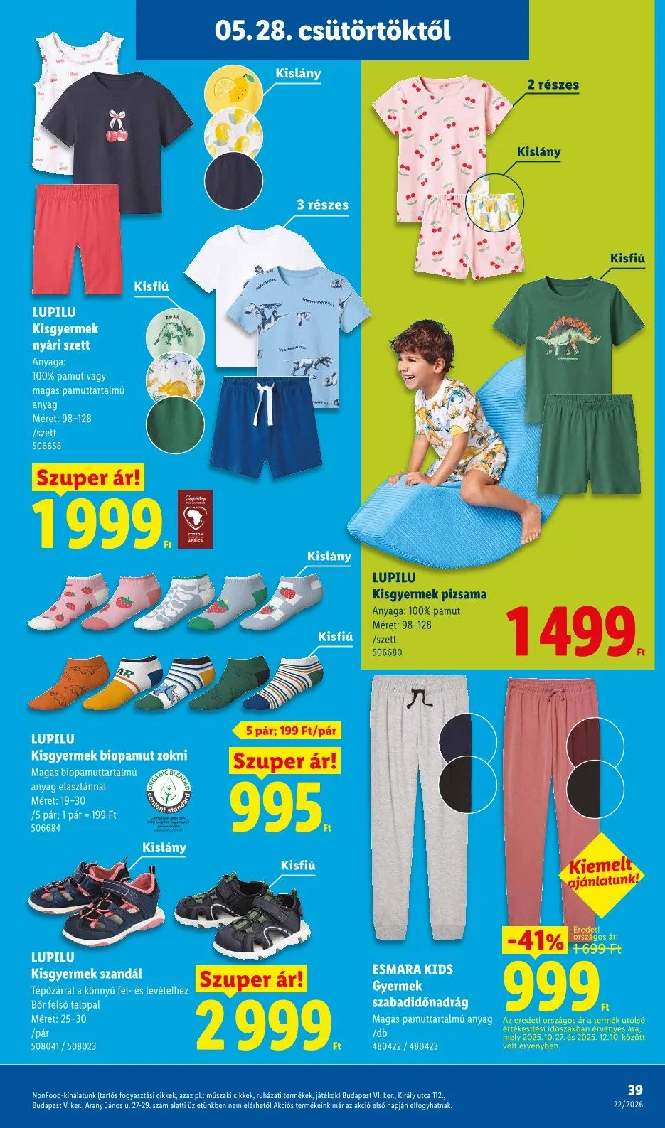 Katalógus  Lidl legfrissebb  május 28.-tól június 3.-ig 2026. - Oldal 39