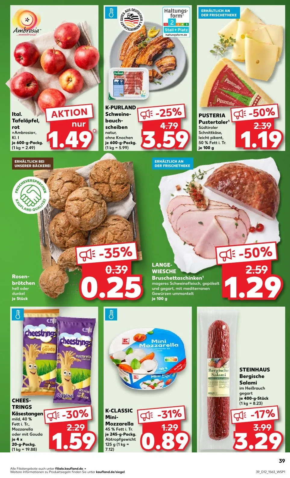 Kaufland Prospekt von 20. März bis 26. März 2025 - Prospekt seite 39