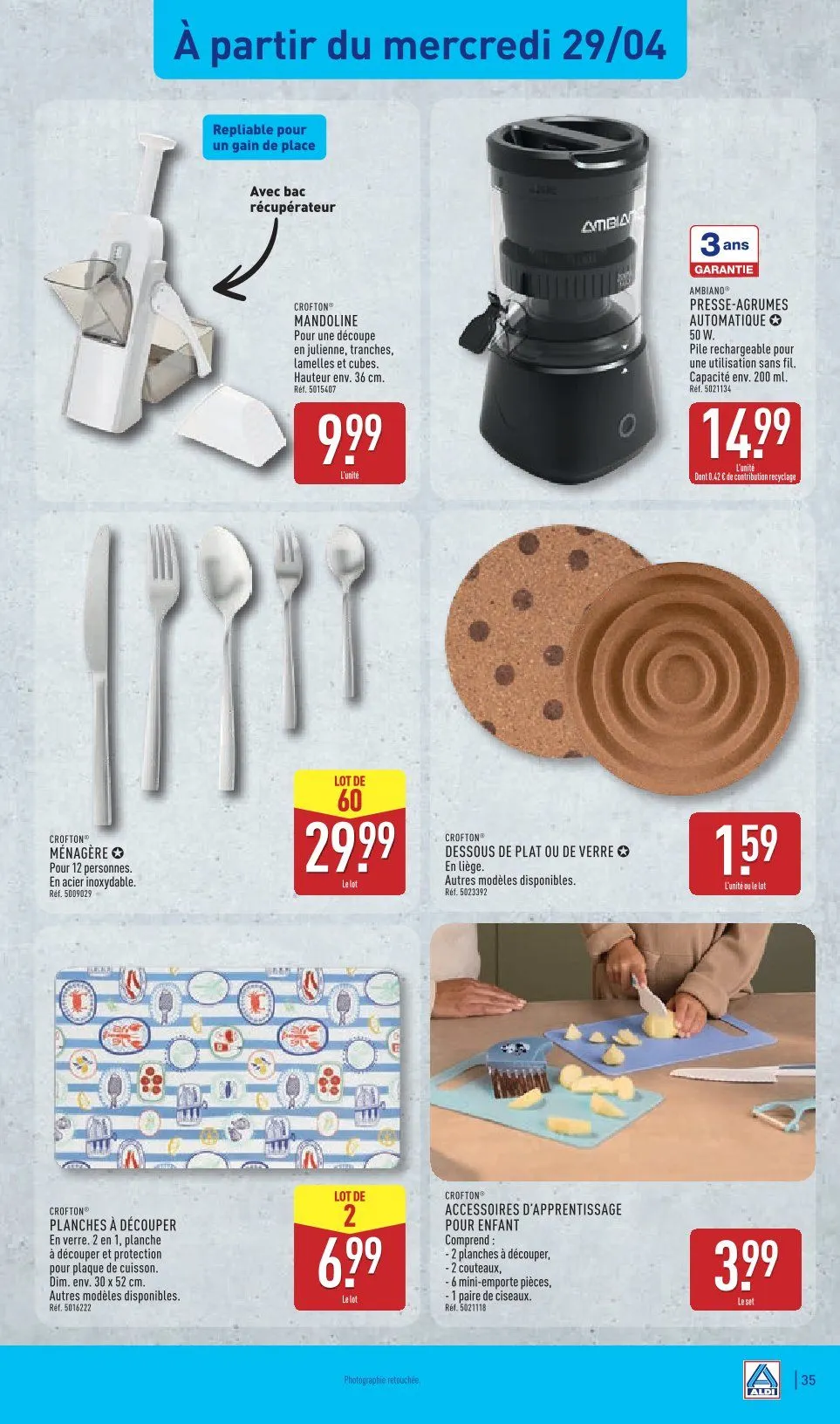  ALDI Catalogue du 29 avril au 4 mai 2026 - Catalogue page 39