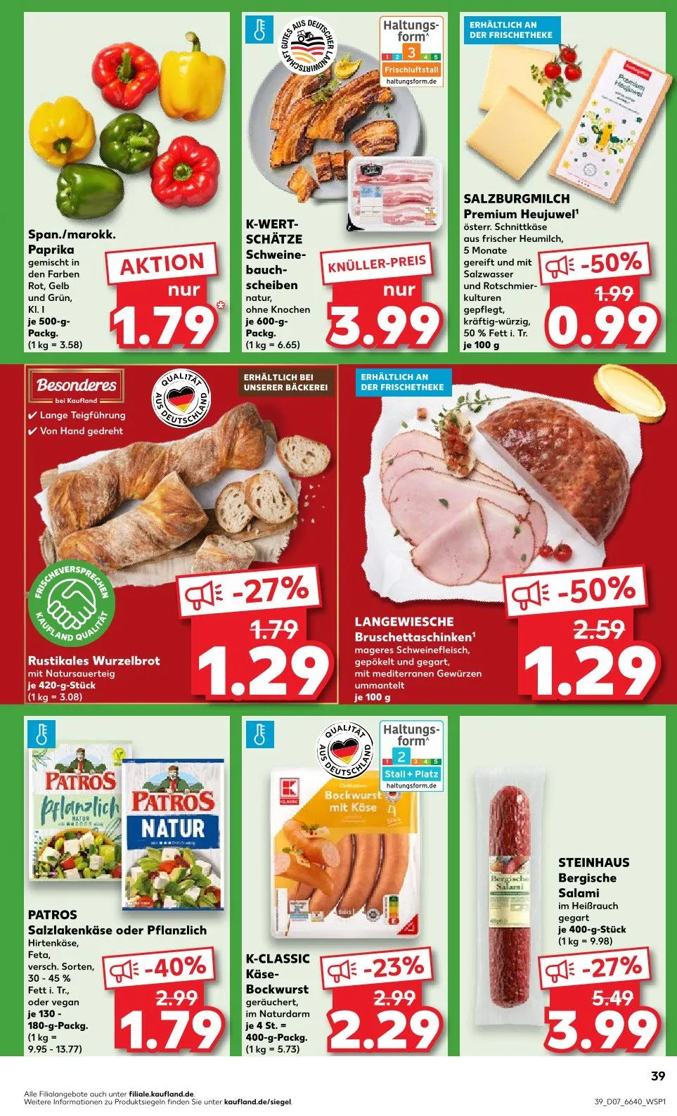 Kaufland Prospekt von 13. Februar bis 19. Februar 2025 - Prospekt seite 39