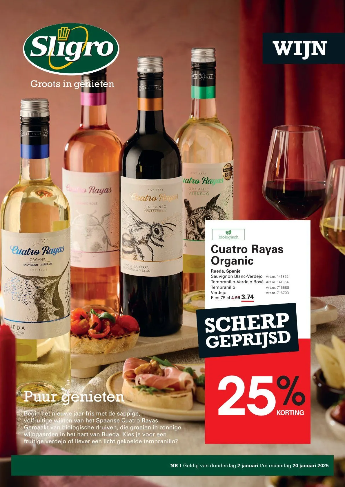 Sligro van Speciale aanbiedingen  van 2 januari tot 20 januari 2025 - Folder pagina 39