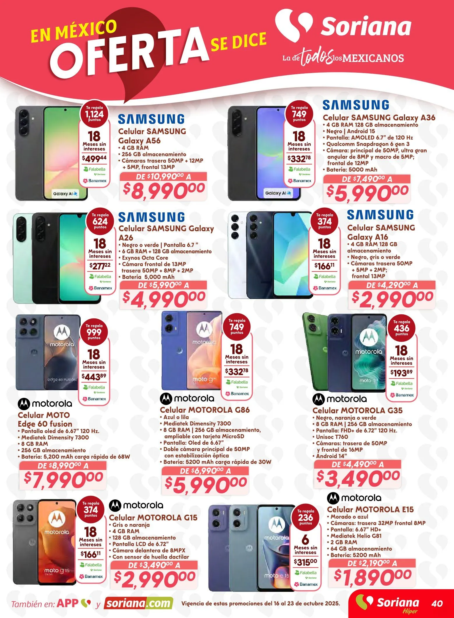 Catálogo de Soriana Ofertas 16 de octubre al 29 de octubre 2025 - Pagina 39