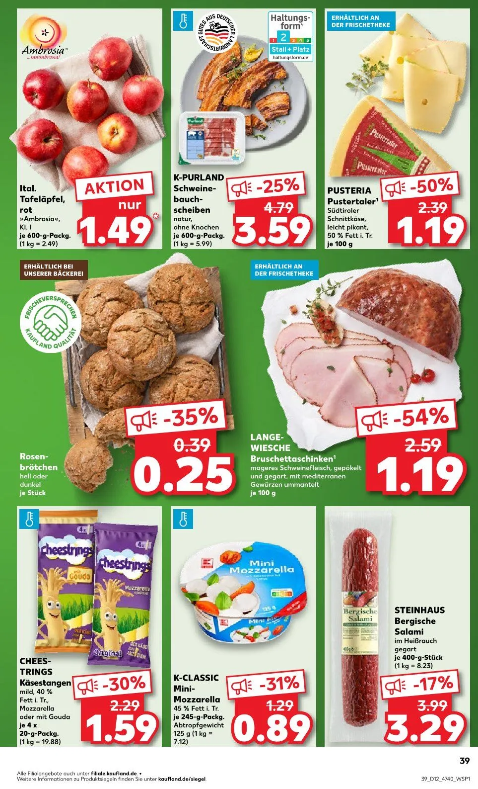 Kaufland Prospekt von 20. März bis 26. März 2025 - Prospekt seite 39