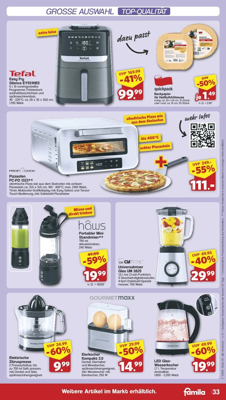 Famila Prospekte von 13. April bis 18. April 2026 - Prospekt seite 39