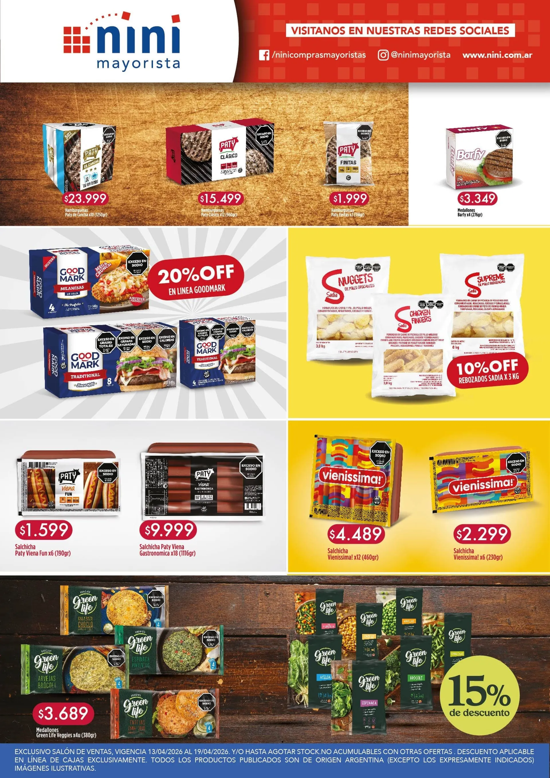 Ofertas de Nini Mayorista Ofertas 17 de abril al 19 de abril 2026 - Página 39 del catálogo