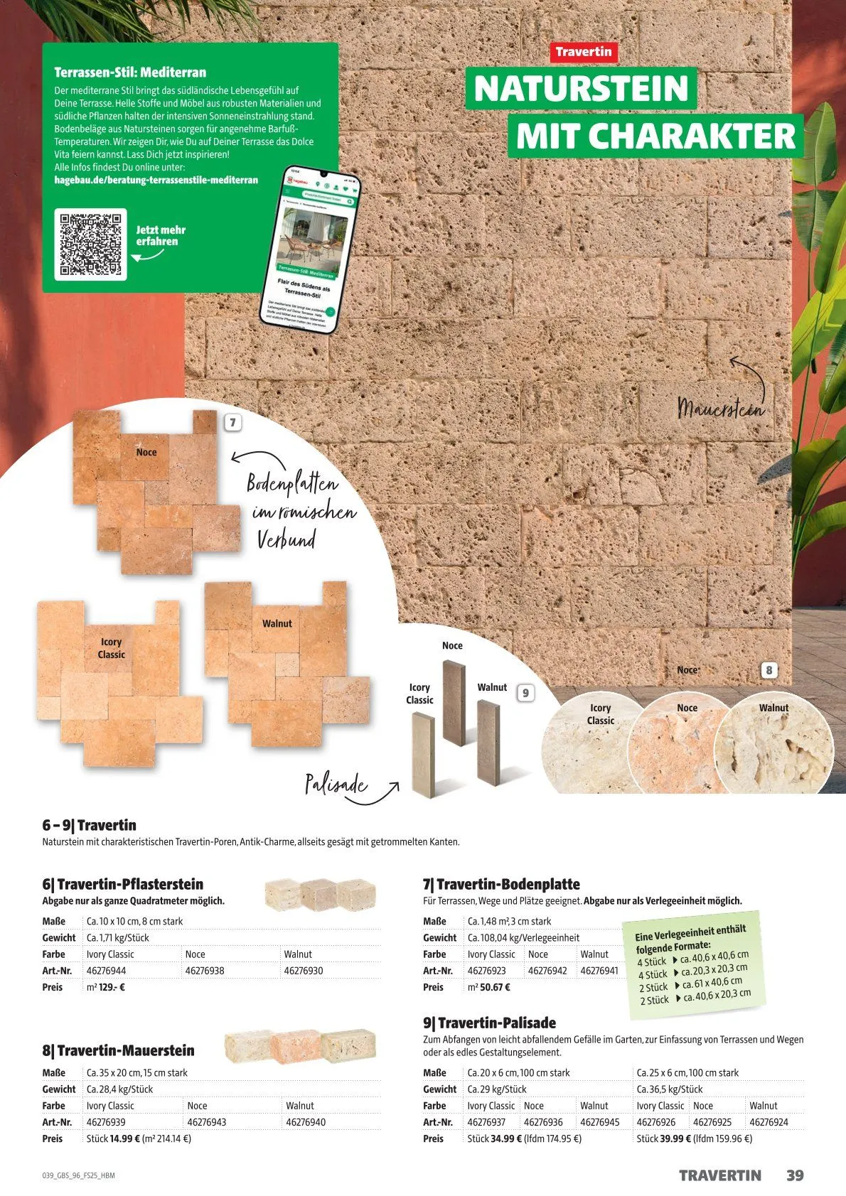 Hagebau Prospekt von 21. Mai bis 31. Dezember 2025 - Prospekt seite 39