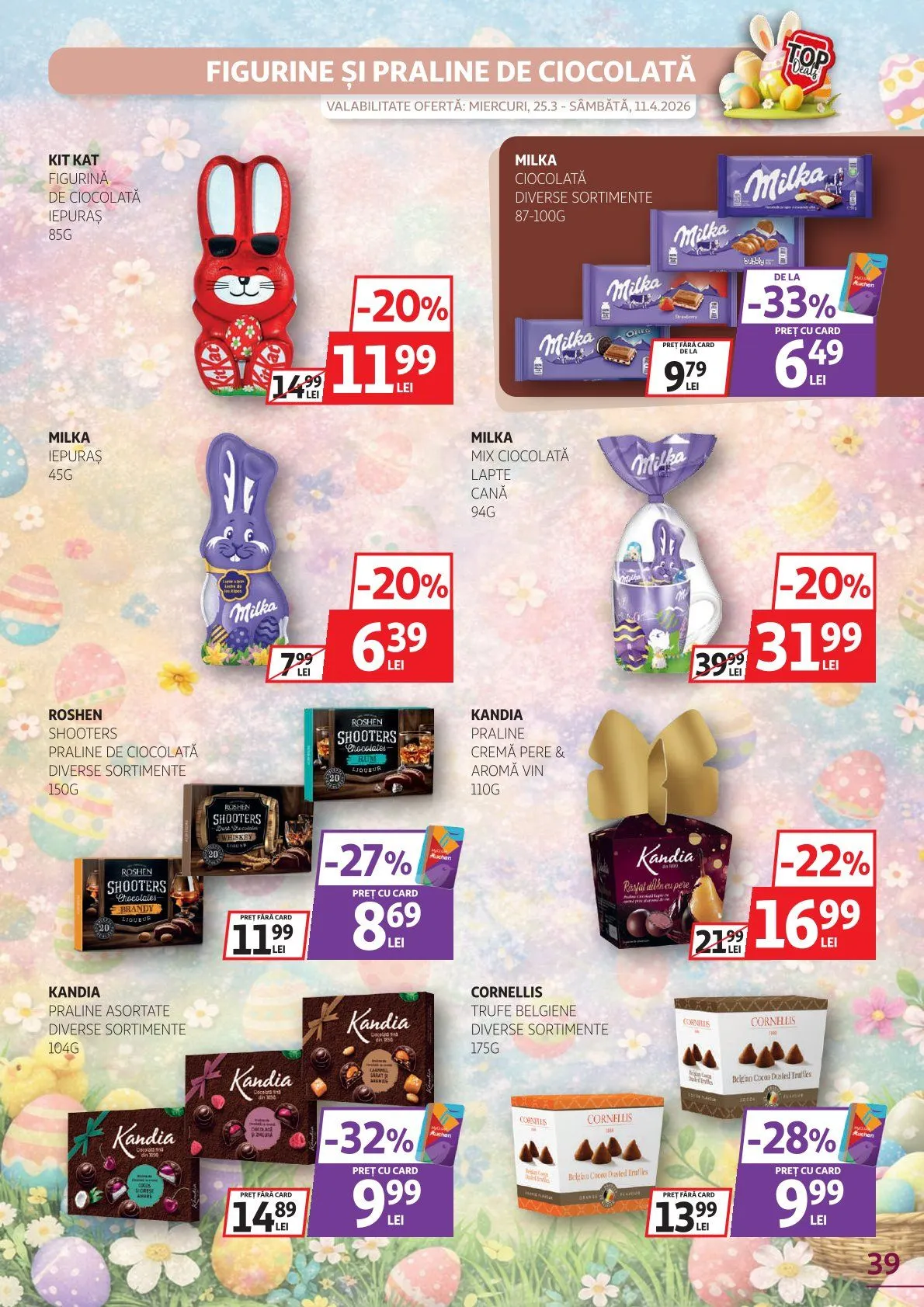 Catalog Ofertă de neratat specială Auchan de la 25 martie până la 11 aprilie 2026 - Revista Pagina 39