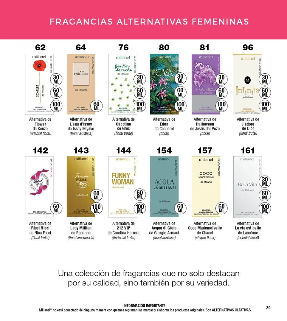 Ofertas de Catalogo Millanel 20 de octubre al 10 de noviembre 2025 - Página 39 del catálogo