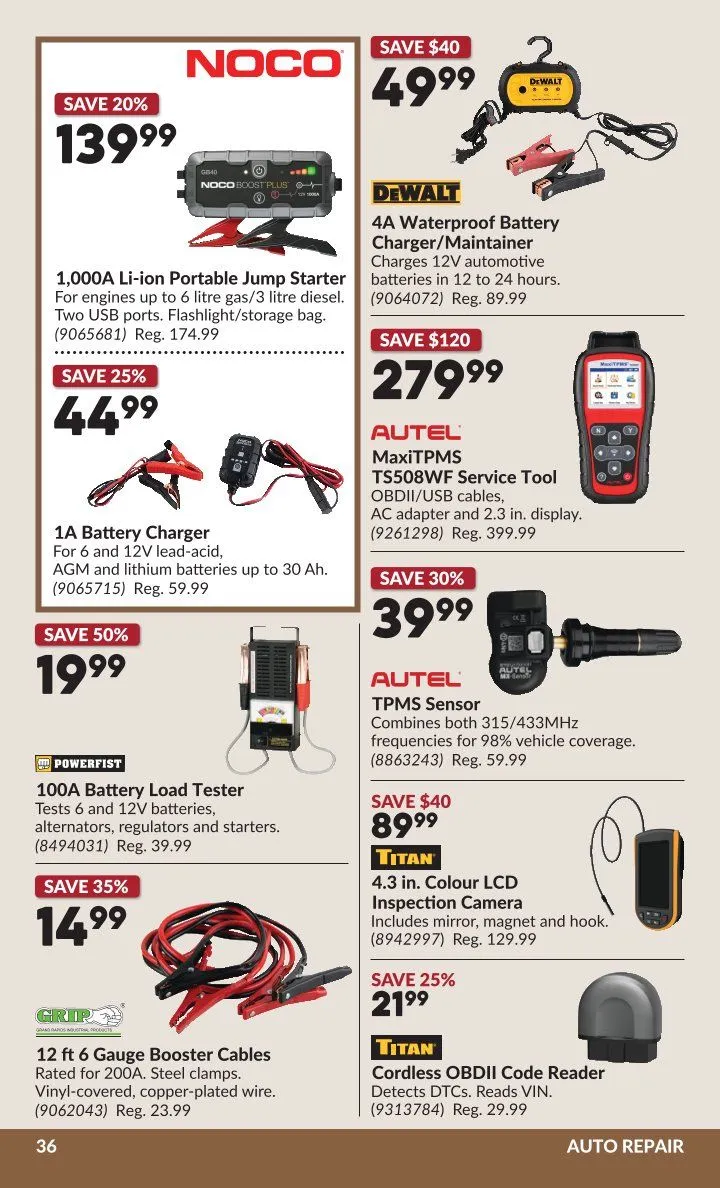 Princess Auto Sales from April 7 to April 19 2026 - flyer page 39