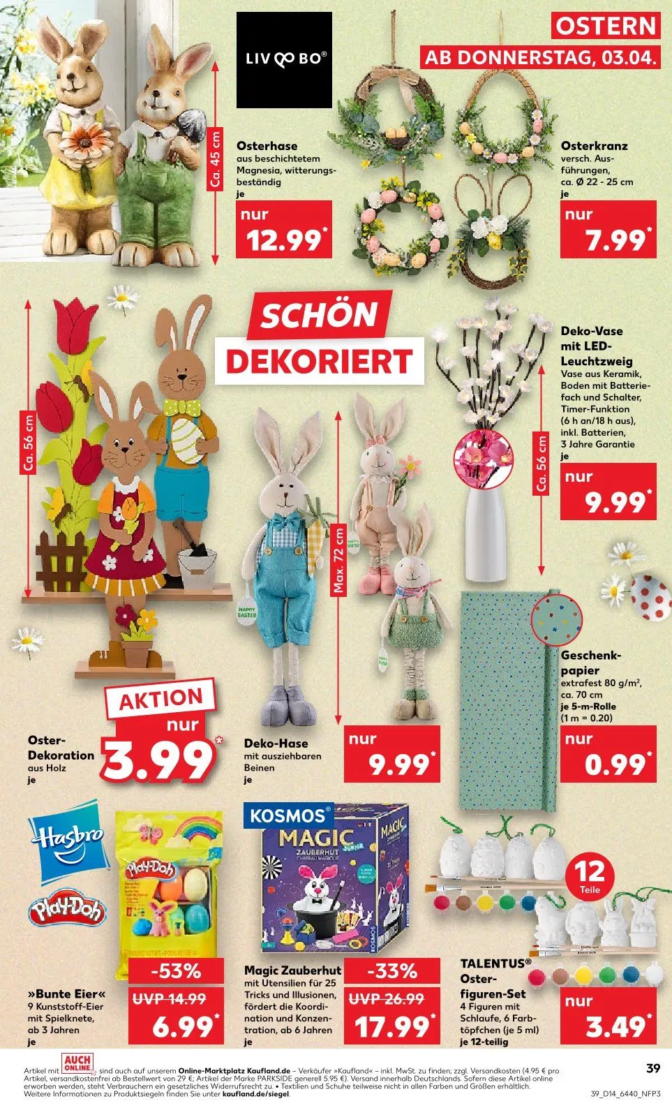 Kaufland Prospekt von 3. April bis 9. April 2025 - Prospekt seite 39