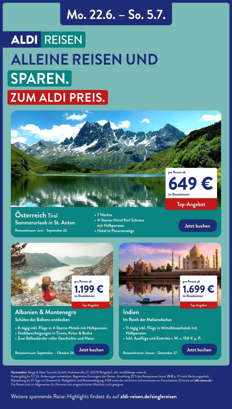 ALDI Nord Prospekte von 22. Juni bis 27. Juni 2026 - Prospekt seite 39