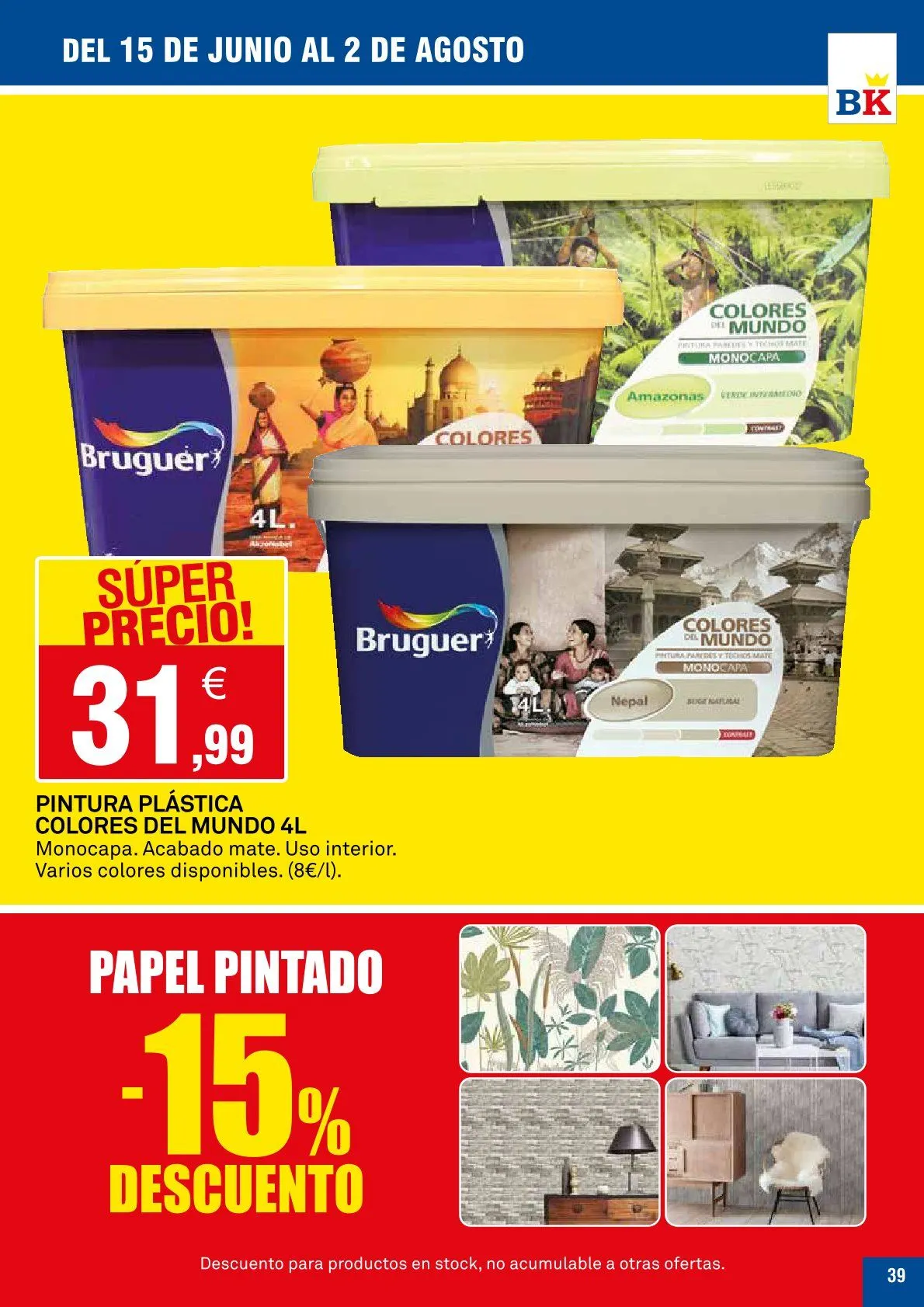 Catálogo de Bricoking Ofertas 15 de junio al 2 de agosto 2026 - Página 39