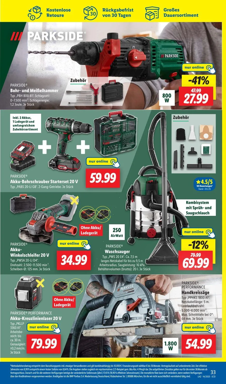 Lidl Prospekt von 31. März bis 15. April 2025 - Prospekt seite 34