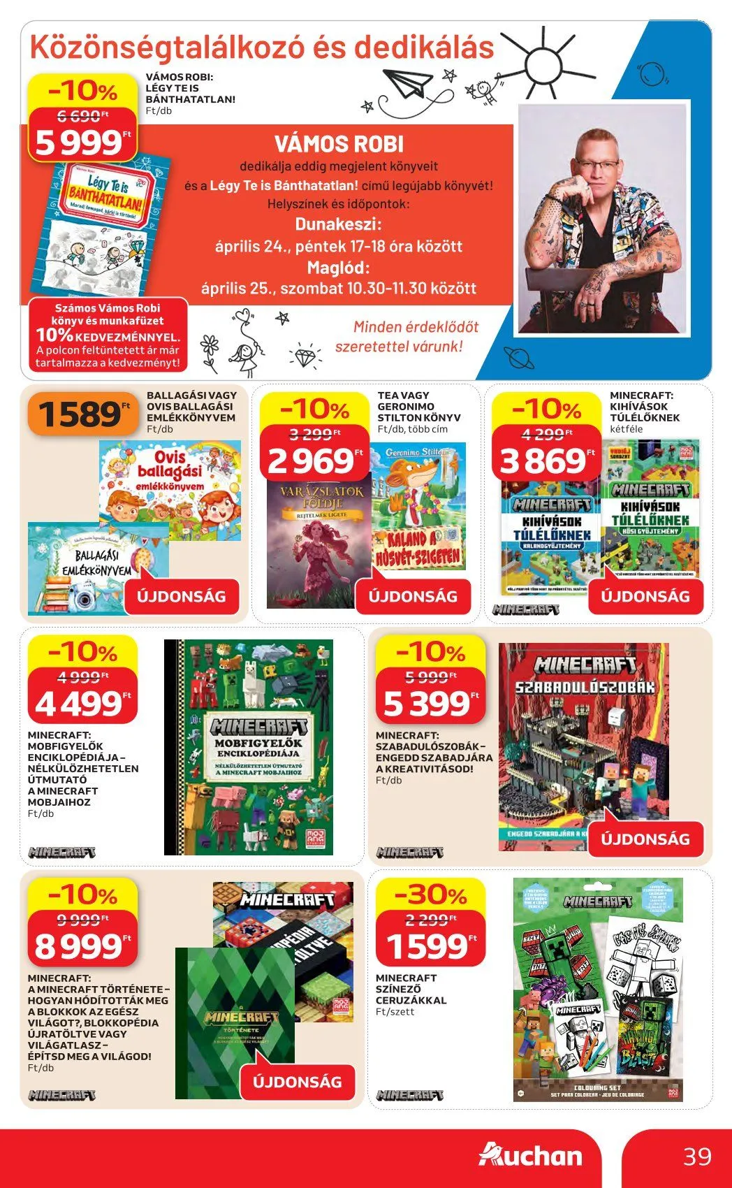 Katalógus  Auchan április 23.-tól április 29.-ig 2026. - Oldal 39