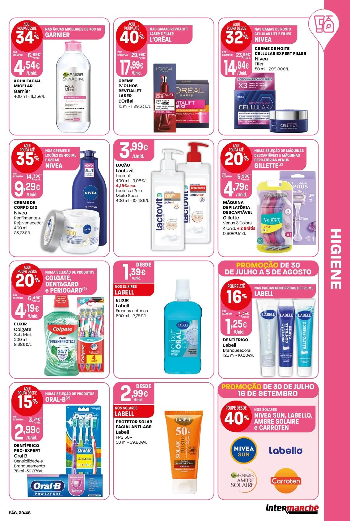 Folheto Intermarché de 30 de julho até 5 de agosto 2026 - Pagina 39