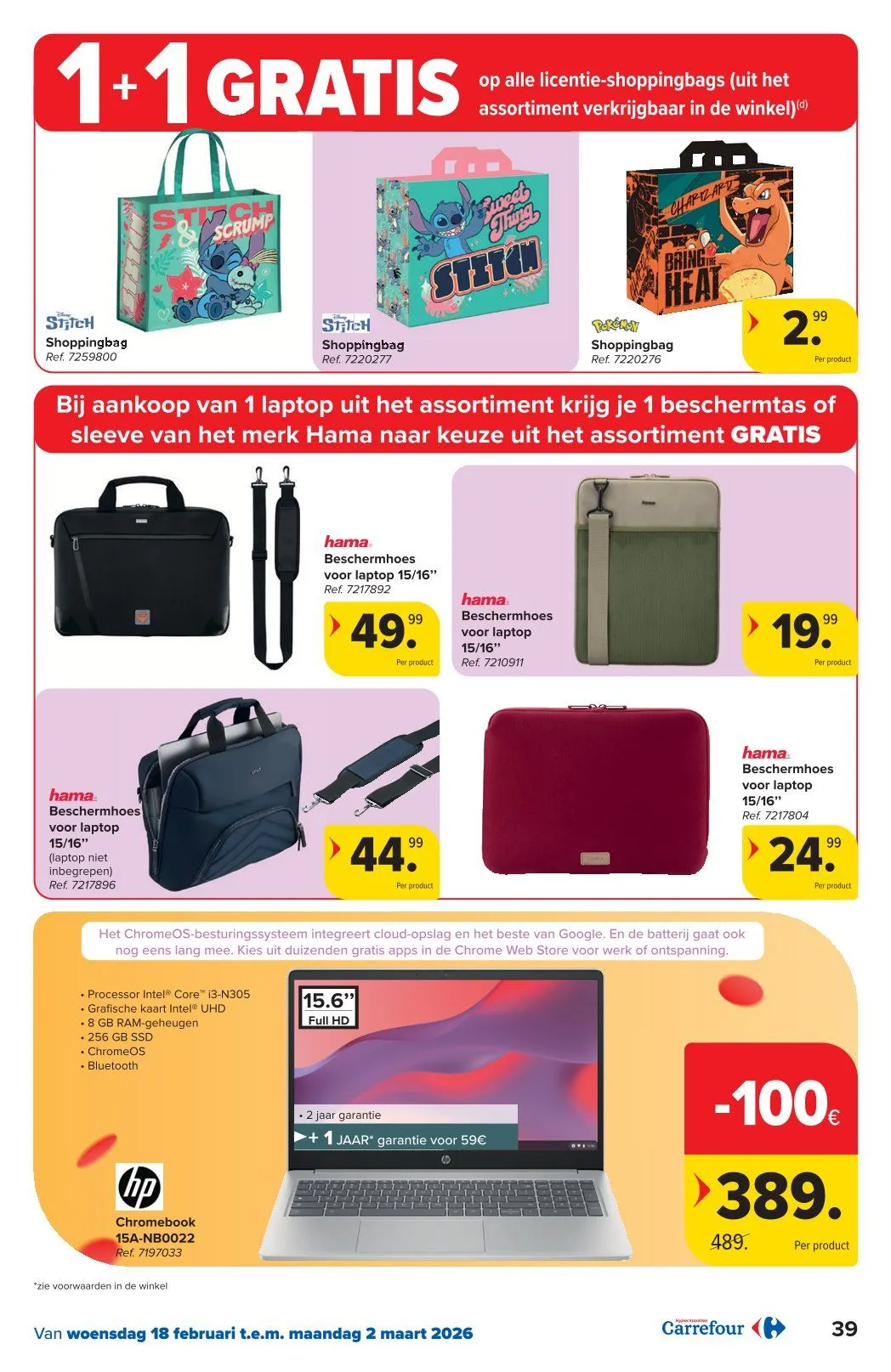 Laatste aanbiedingen in Carrefour folders van 18 februari tot 2 maart 2026 - folder pagina 39