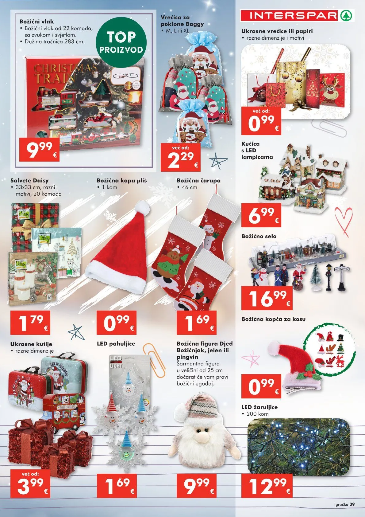 Katalog Najnovije ponude trgovine INTERSPAR od 22. listopada do 6. siječnja 2026. - Pregled Stranica 39