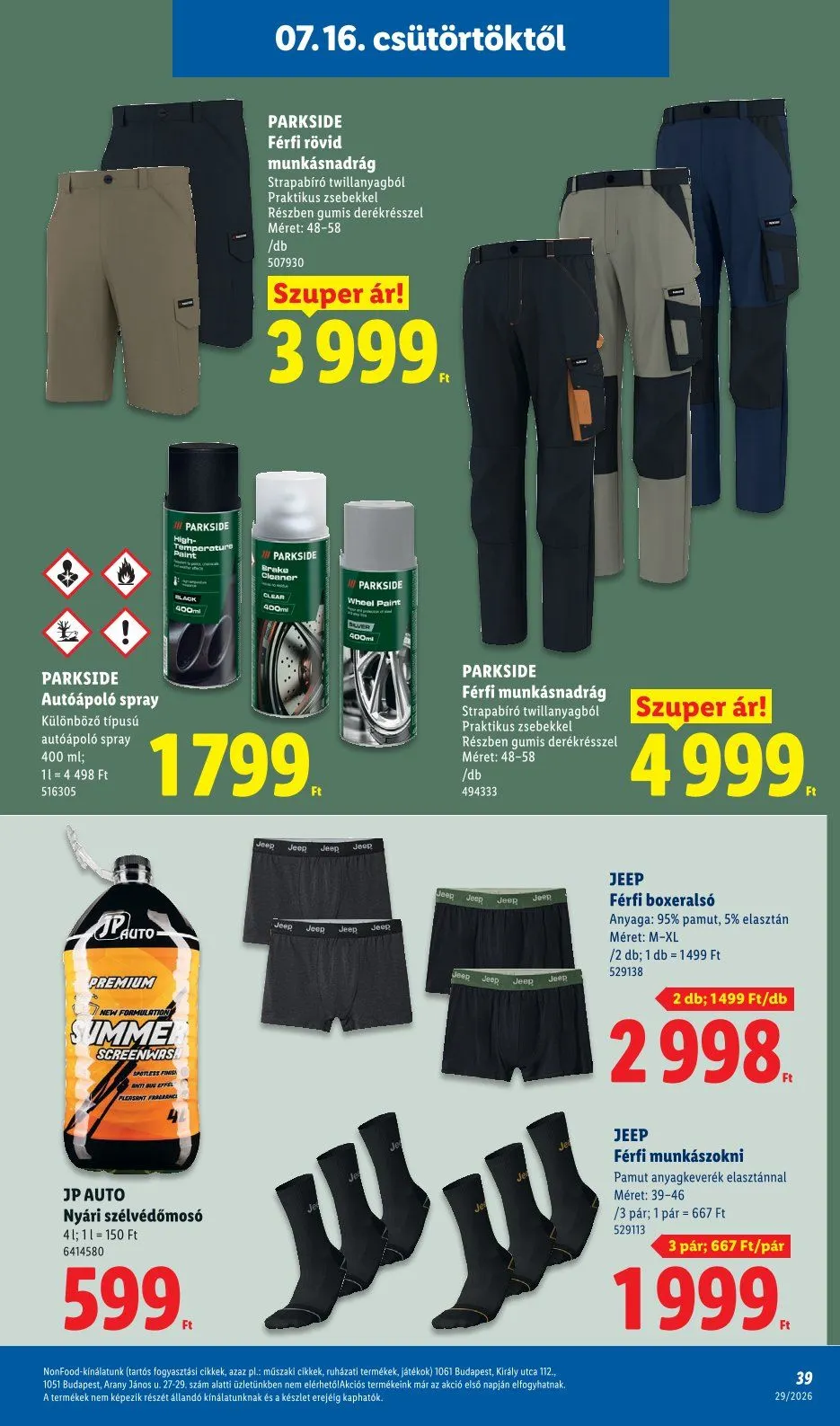 Katalógus Lidl  július 16.-tól július 22.-ig 2026. - Oldal 39