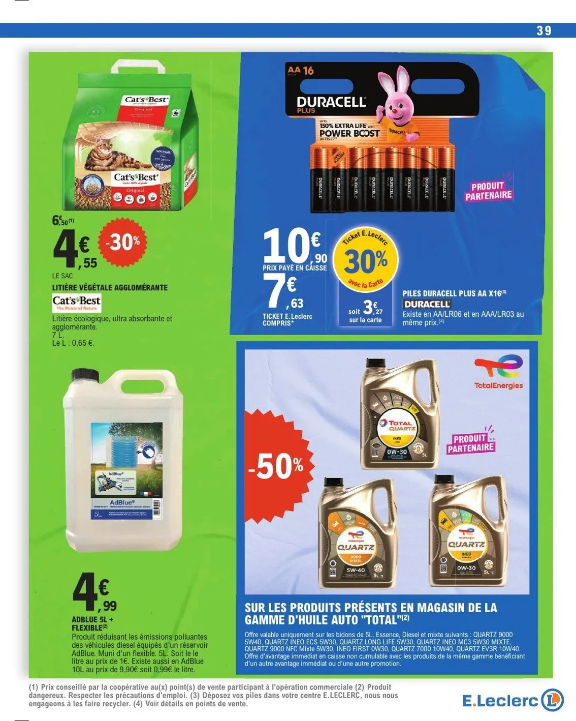 Catalogues E.Leclerc du 21 avril au 2 mai 2026 - Catalogue page 39