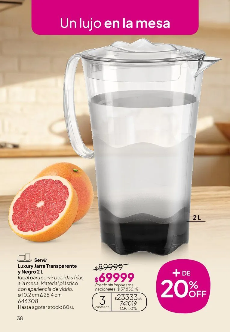 Ofertas de  Ofertas Tupperware  9 de junio al 30 de junio 2026 - Página 38 del catálogo