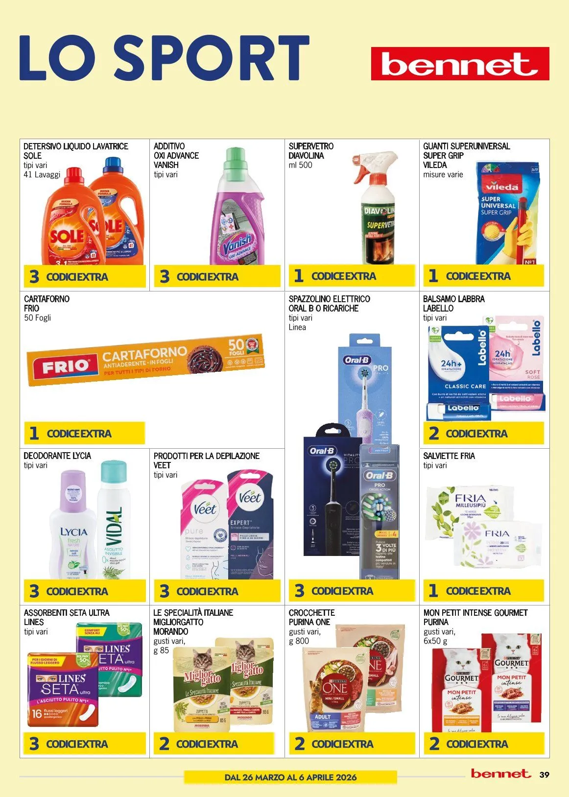 Bennet Volantino da 23 marzo a 6 aprile di 2026 - Pagina del volantino 39