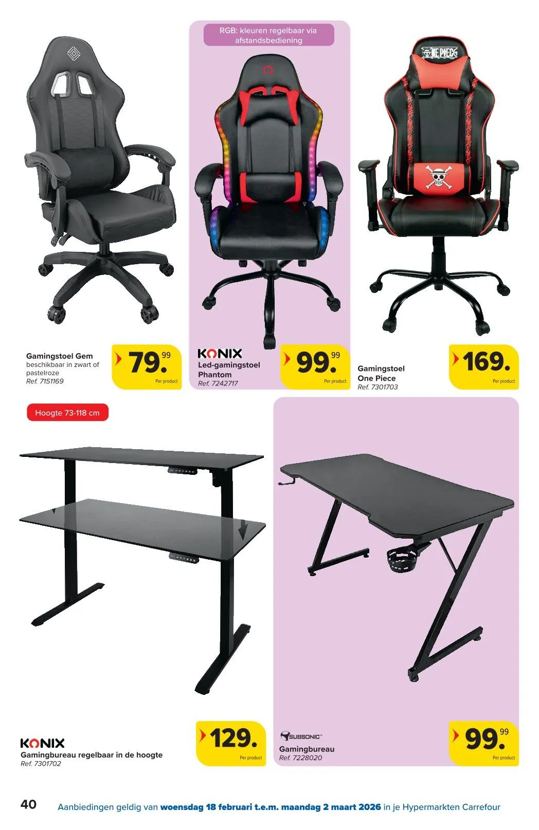 Laatste aanbiedingen in Carrefour folders van 18 februari tot 2 maart 2026 - folder pagina 40