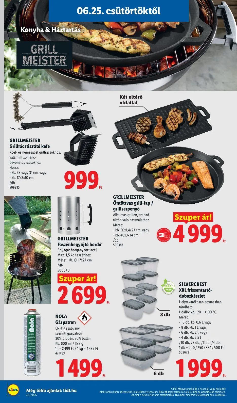 Katalógus Lidl legfrissebb ajánlatai június 25.-tól július 7.-ig 2026. - Oldal 40