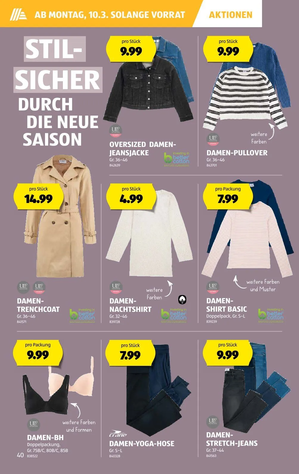 Aldi Prospekt von 6. März bis 12. März 2025 - Prospekt seite  40