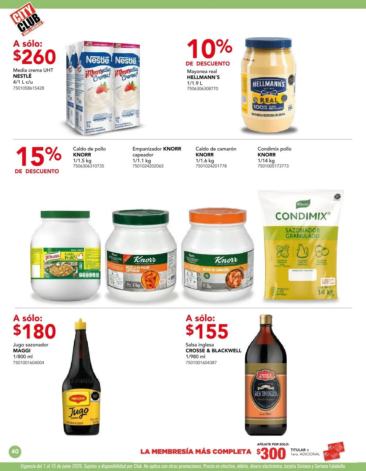 Catálogo de City Club Ofertas 1 de junio al 30 de junio 2026 - Pagina 40