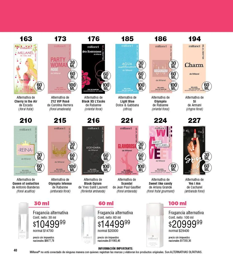 Ofertas de Catalogo Millanel 20 de octubre al 10 de noviembre 2025 - Página 40 del catálogo