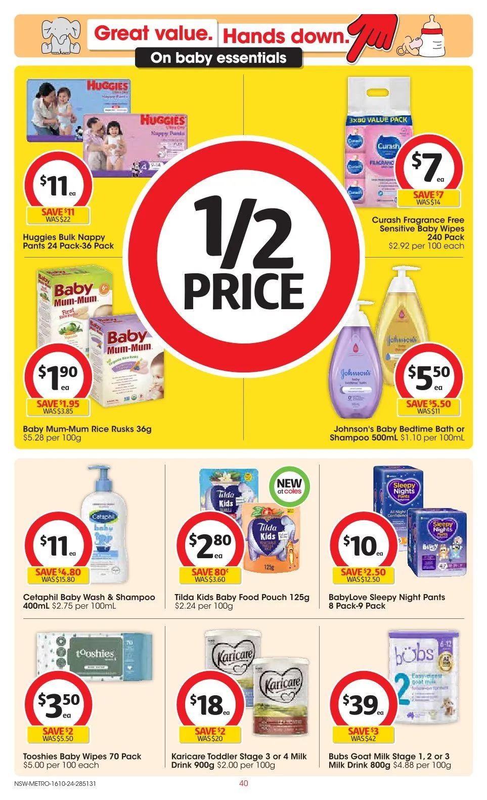 Coles Weekly Ad - Catalogue valid from 16 October to 22 October 2024 - page 40