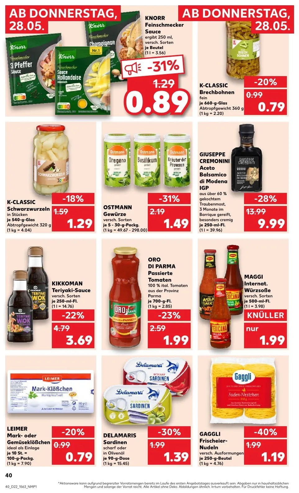Kaufland Prospekte von 28. Mai bis 3. Juni 2026 - Prospekt seite 40
