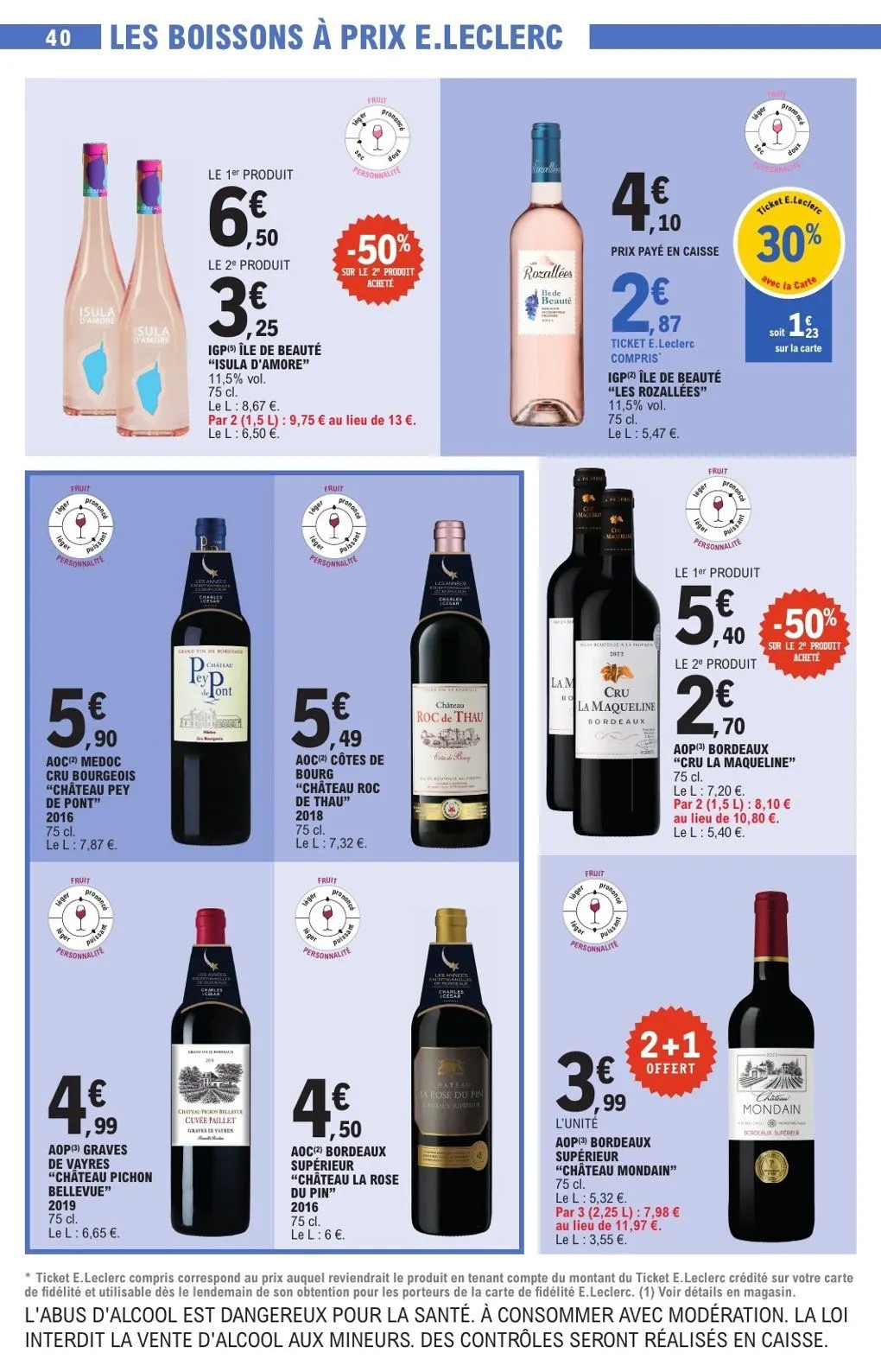 Catalogues E.Leclerc du 16 juin au 20 juin 2026 - Catalogue page 40