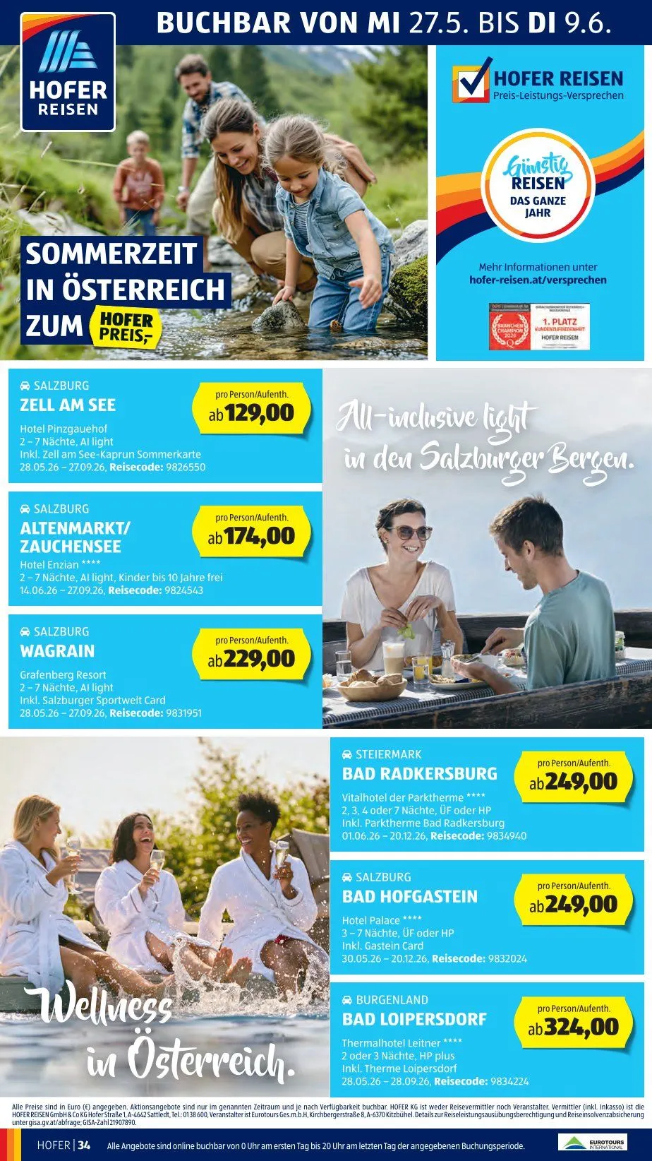  Hofer Prospekte von 29. Mai bis 3. Juni 2026 - Flugblätt seite  40