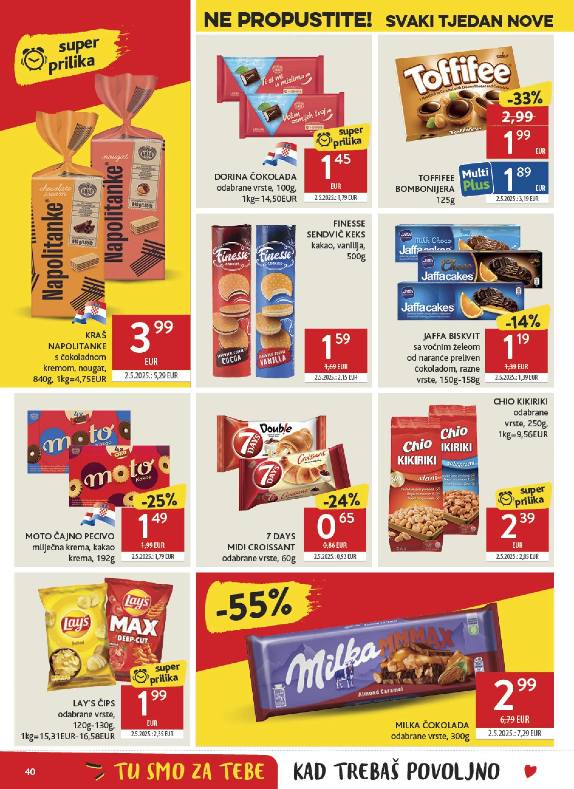 Katalog  Konzum od 25. veljače do 3. ožujka 2026. - Pregled Stranica 40