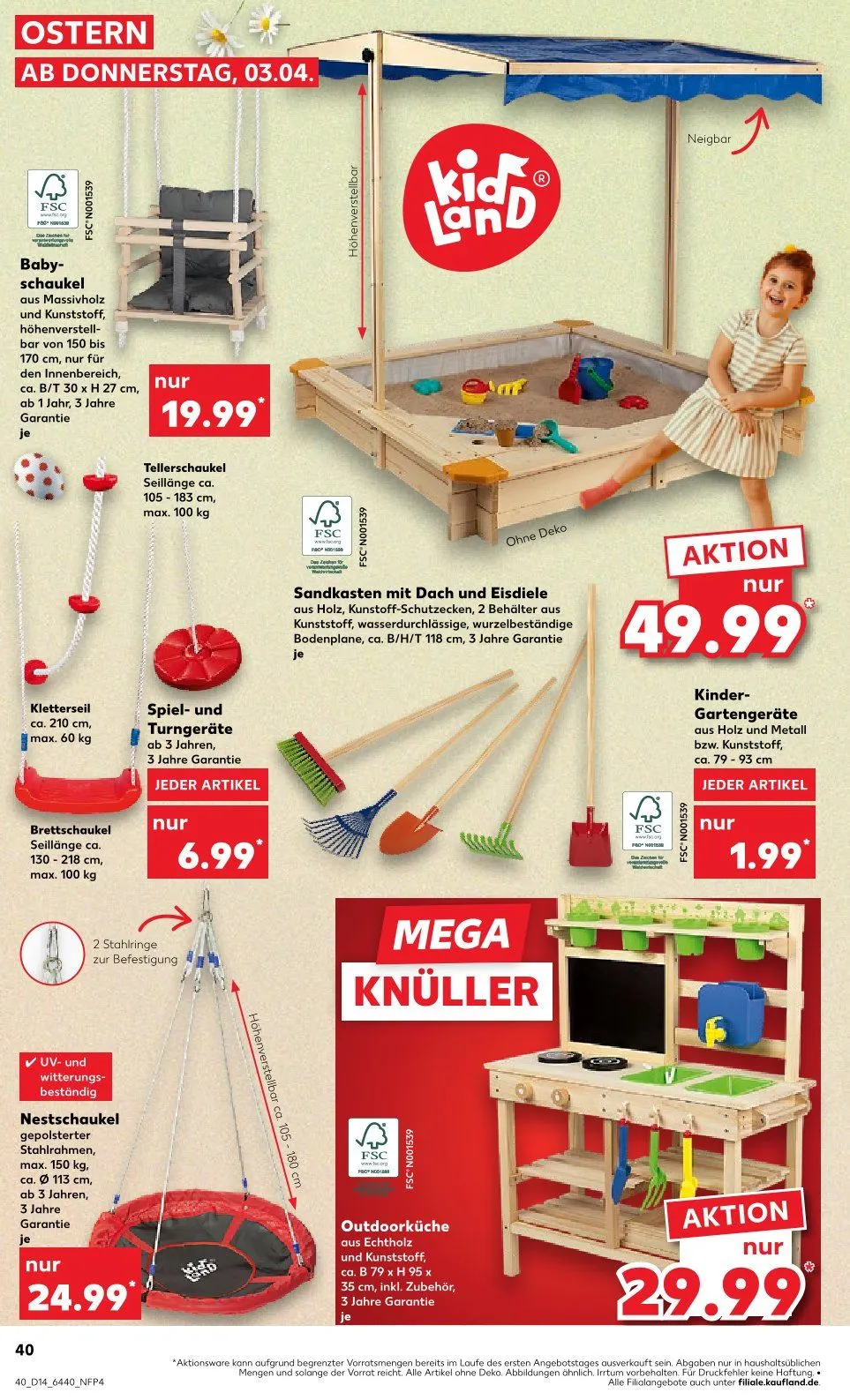 Kaufland Prospekt von 3. April bis 9. April 2025 - Prospekt seite 40