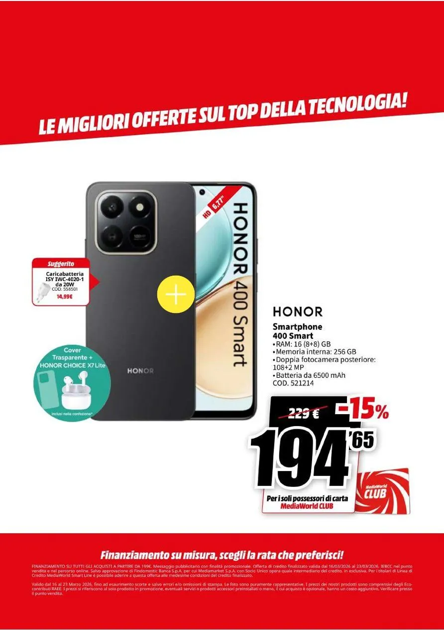 Volantini MEDIAWORLD da 16 marzo a 23 marzo di 2026 - Pagina del volantino 40