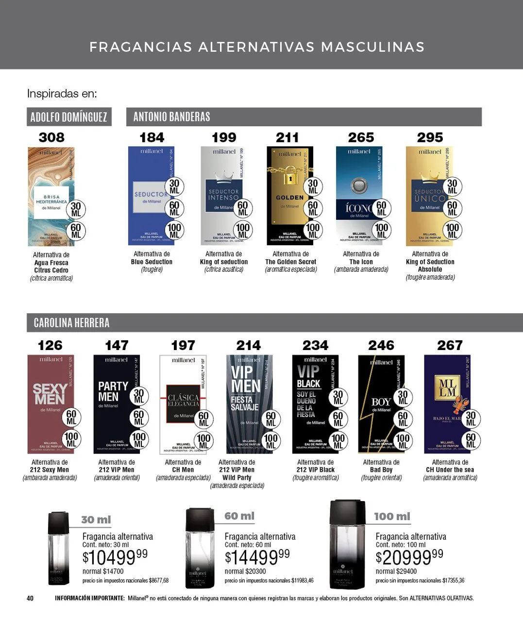 Ofertas de  Ofertas Millanel 15 de septiembre al 19 de octubre 2025 - Página 40 del catálogo