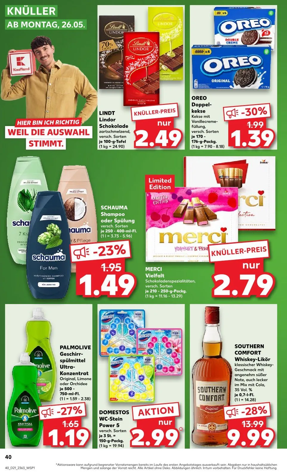 Kaufland Prospekt von 22. Mai bis 28. Mai 2025 - Prospekt seite 40