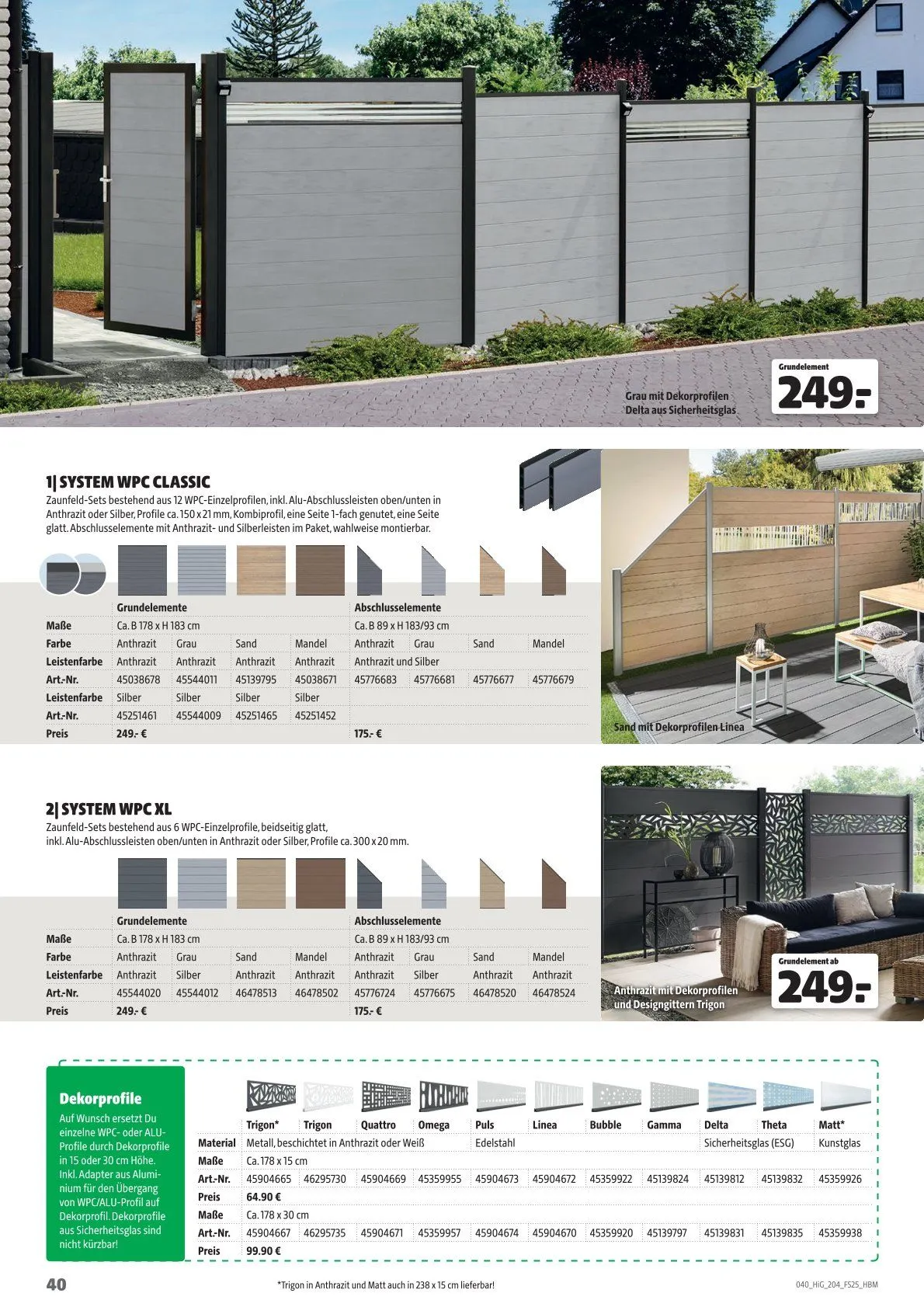 Hagebau Prospekt von 21. Mai bis 31. Dezember 2025 - Prospekt seite 40