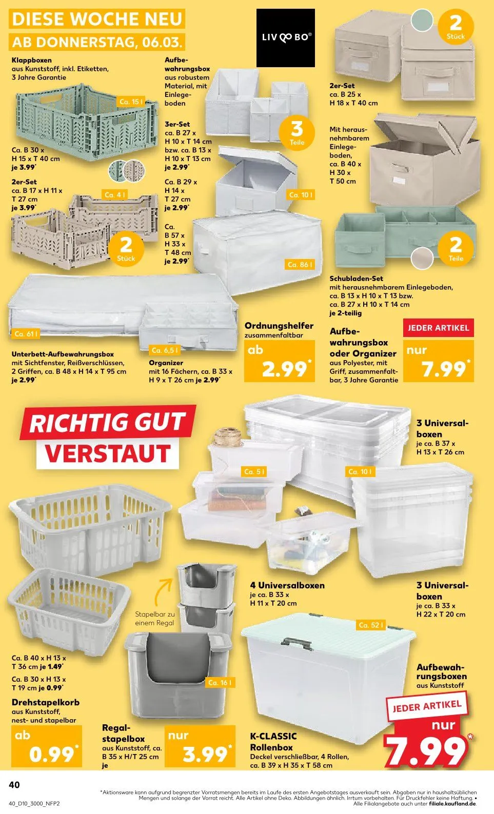 Kaufland Prospekt von 6. März bis 12. März 2025 - Prospekt seite 40
