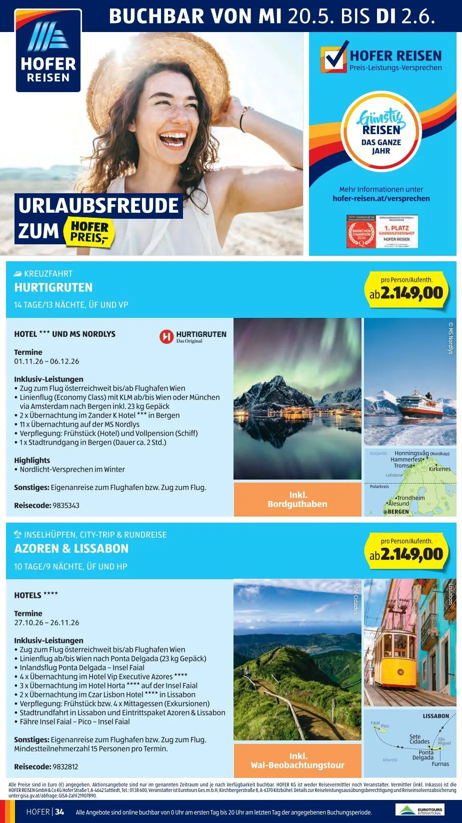 Hofer Prospekte von 22. Mai bis 28. Mai 2026 - Flugblätt seite 40