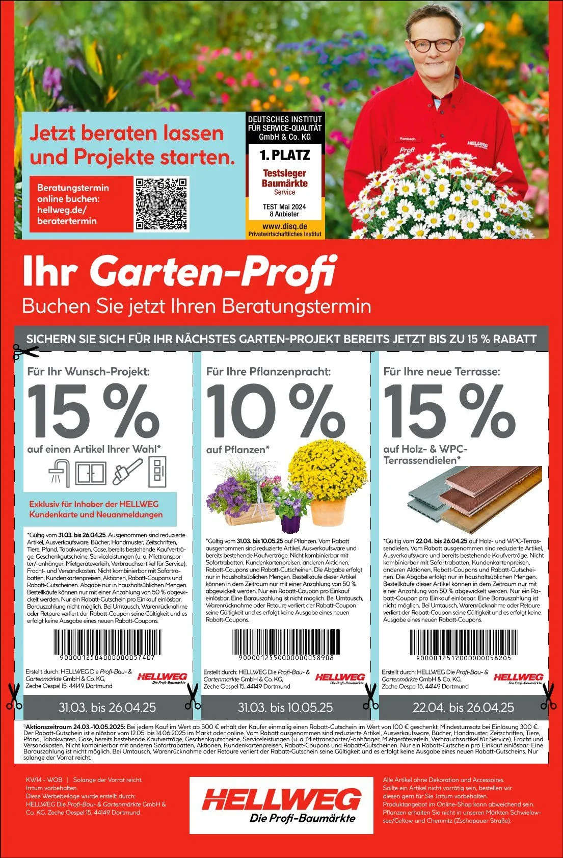 Hellweg Prospekt von 31. März bis 10. April 2025 - Prospekt seite 40
